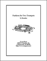 Fanfares for Two Trumpets P.O.D. cover